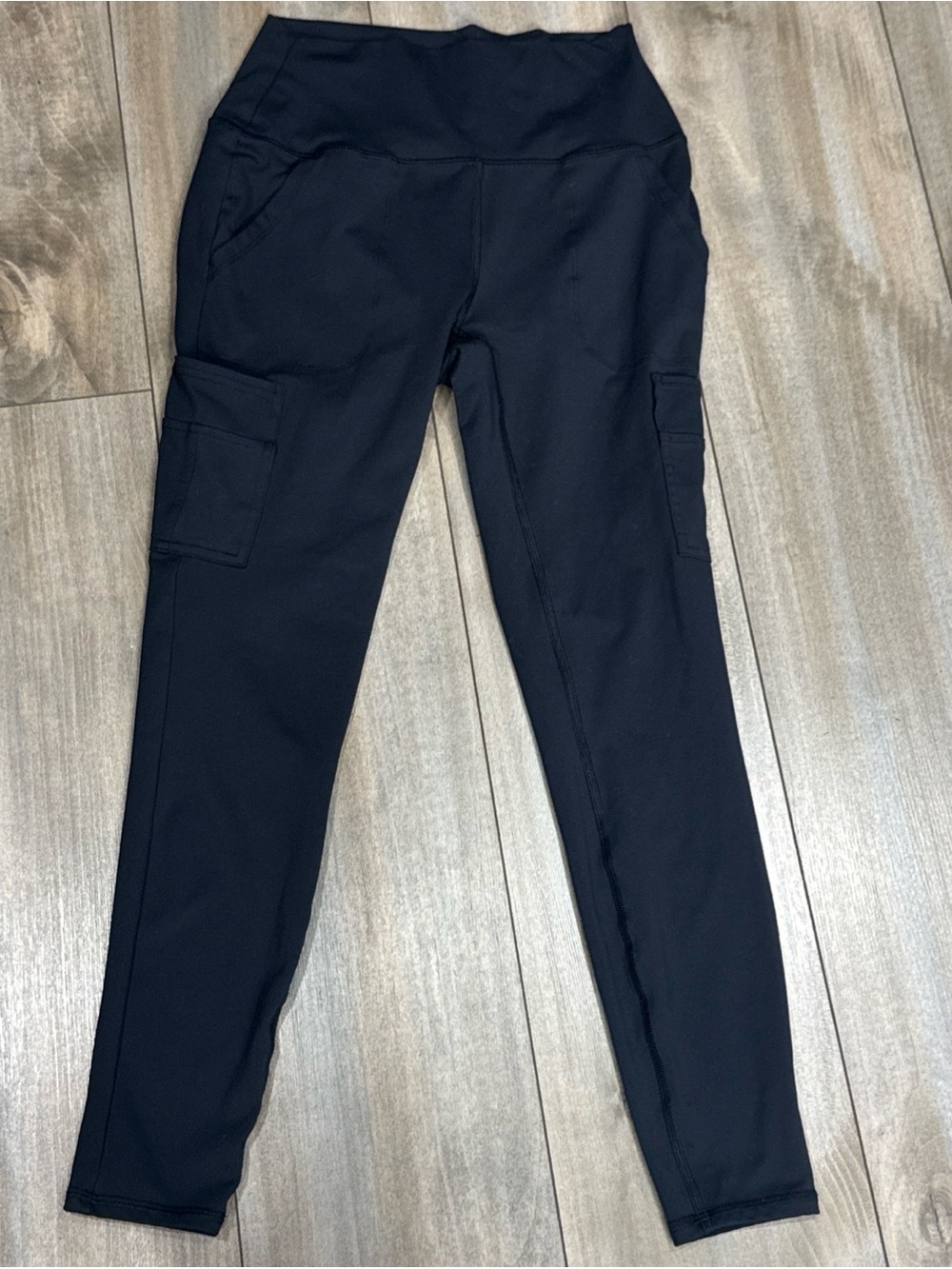 Avalanche Outdoor Supply Co Black High Waisted Cargo Pocket Leggings Size Small
